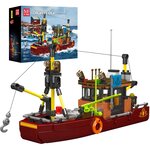Mould King 10135 - Ensemble de construction de bateau de pêche