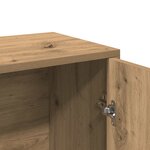vidaXL Buffet chêne artisanal 60x30x75 cm bois d'ingénierie