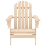 vidaXL Chaise de jardin Adirondack bois de sapin massif
