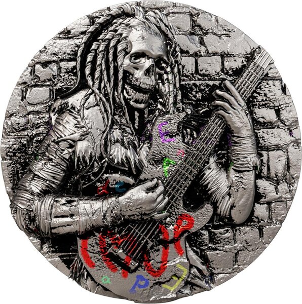 Pièce de monnaie en Argent 2000 Francs g 62.2 (2 oz) Millésime 2025 PEACE AND LOVE