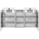 vidaXL Ensemble de Meubles de Salle de Bain 3 Pièces 110 x 10 5 x 60 5 cm