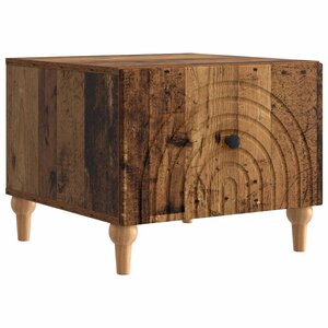 vidaXL Table basse Bois ancien 49 x 50 x 40 cm Bois d'ingénierie