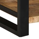 vidaXL Table d'appoint 40x40x50 cm bois massif de manguier brut
