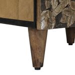 vidaXL Buffet Marron 40 x 33 5 x 75 cm Bois de mangue massif