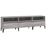 vidaXL Meuble TV sonoma gris 150x30x44 5 cm bois d'ingénierie