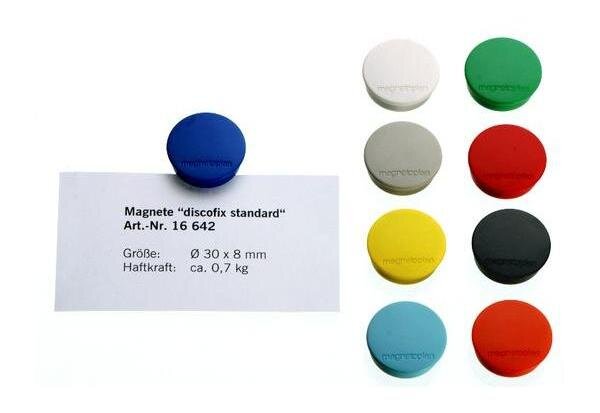 Discofix aimant rond 'standard', bleu MAGNÉTOPLAN