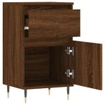 vidaXL Buffet chêne marron 40x35x70 cm bois d'ingénierie