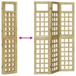 vidaXL Écran d'intimité extérieur Marron 120 x 180 cm Pin imprégné