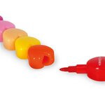 Legami STC0001 - 12 Crayons de Couleur Empilables - Dream in Colour