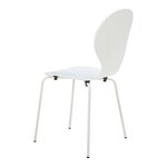 Lot de 4 chaises de salle à manger 85 x 48 x 50 cm moderne design robuste blanc 03_0009816