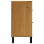 vidaXL Commode FLAM 80x40x80 cm bois de pin massif