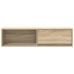 vidaXL Meuble TV chêne sonoma 100x31x25 5 cm bois d'ingénierie