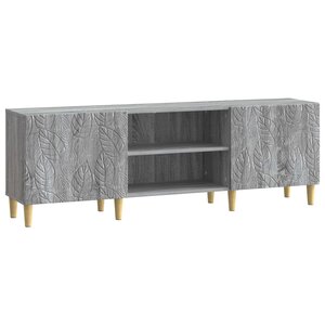 vidaXL Meuble TV 150 x 31 x 50 cm Sonoma gris Bois d'ingénierie