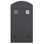 vidaXL Miroir 90x45 cm Verre