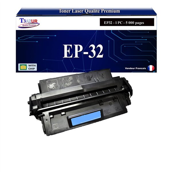 T3AZUR -Toner compatible avec Canon EP32 (1561A003) pour Canon LBP1000  LBP1310  LBP32X  LBP470  LBP-1000  LBP-1310  LBP-32X  LBP-470
