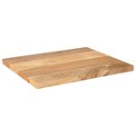 vidaXL Dessus de table 60x50x3 8 cm rectangulaire bois massif manguier