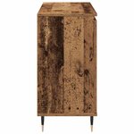 Buffet vidaXL avec portes et tiroirs en vieux bois 101 5x35x70 cm