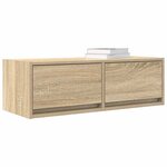 vidaXL Meuble TV chêne sonoma 80x31x25 5 cm bois d'ingénierie