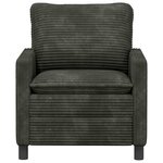 vidaXL Canapé Anthracite 76 x 81 x 87 5 cm Polyester