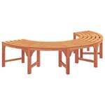 vidaXL Banc d'Arbre 2 Pièces Naturel 160 x 80 x 45 cm