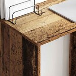 vidaXL Bureau Bois ancien 78.5 x 37 x 154.5 cm Bois d'ingénierie