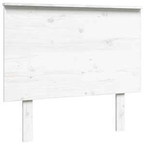 vidaXL Tête de lit Blanc 94x6x82 5 cm Bois massif de pin