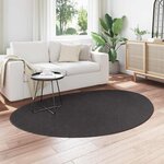 vidaXL Tapis HUARTE Anthracite 140 x 200 cm Polyester