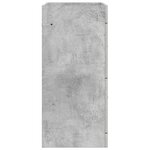 vidaXL Meuble sous lavabo de salle de bain Gris béton