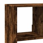 vidaXL Bibliothèque chêne fumé 100x33x156 5 cm bois d'ingénierie