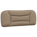vidaXL Coussin de tête de lit Hvar cappuccino 100 cm similicuir