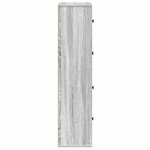 vidaXL Bibliothèque sonoma gris 60x24x101 5 cm bois d'ingénierie