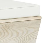vidaXL Salon de jardin palette 9 Pièces avec coussins bois d'épicéa