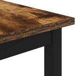 vidaXL Table basse Chêne Fumé 70 x 50 x 36 cm Bois d'ingénierie