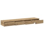 vidaXL Tiroirs de lit en chêne artisan 140x36 5x16 5 cm en bois d'ingénierie