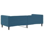 vidaXL Lit de repos bleu 90x200 cm velours
