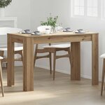 vidaXL Table à manger chêne artisanal 120x60x76 cm bois d'ingénierie