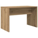 vidaXL Ensemble de coiffeuse avec LED chêne artisanal bois ingénierie