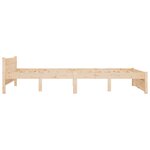 vidaXL Cadre de lit avec tiroirs 120x190 cm Petit double