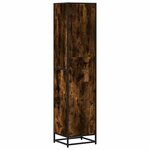 vidaXL Bibliothèque chêne fumé 40x35x170 5 cm bois d'ingénierie