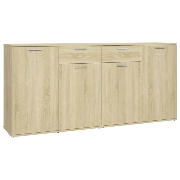 vidaXL Buffet Chêne sonoma 160x36x75 cm Bois d'ingénierie