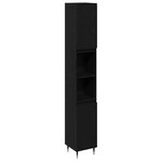 vidaXL Set de meubles de salle de bain avec tiroir 3 Pièces Chêne noir