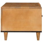 vidaXL Table basse avec étagère Marron clair 80 x 50 x 40 cm