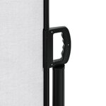 vidaXL Auvent latéral rétractable blanc 220x1200 cm