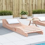 vidaXL Chaise longue 205x60x31 5 cm bois massif de douglas