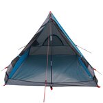 vidaXL Tente de camping en forme de A 2 personnes bleu imperméable