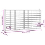 vidaXL Vitrine de collection en bois avec 80 compartiments