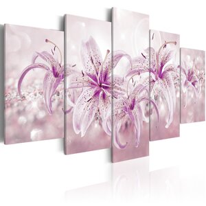 Tableau - purple harmony l x h en cm 100x50