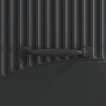vidaXL Meuble TV avec tiroir Noir 147 x 34 5 x 27 cm Bois d'ingénierie