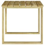 vidaXL table Naturel 50 5 x 50 x 46 cm Pinède imprégnée