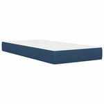 vidaXL Cadre de lit avec matelas avec tête de lit Polyester